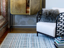 Load image into Gallery viewer, Florence Broadhurst Rugs - Tortoiseshell Stripe Jade
