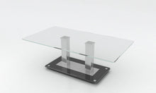 Load image into Gallery viewer, Verve Occasional Tables - Stainless Steel/Clear Glass
