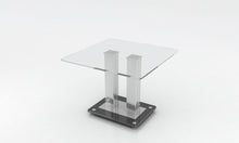 Load image into Gallery viewer, Verve Occasional Tables - Stainless Steel/Clear Glass
