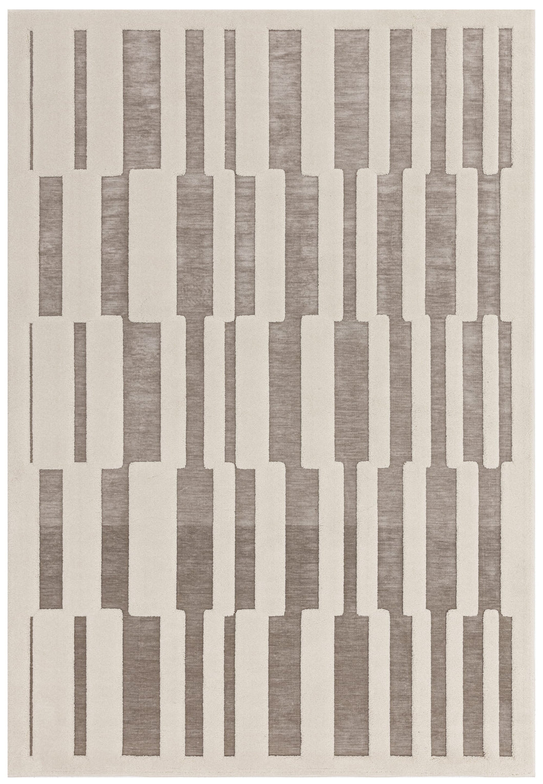 Valley Rug - Natural/Ivory Tile