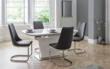 Load image into Gallery viewer, COMO HIGH GLOSS EXTENDING TABLE - WHITE
