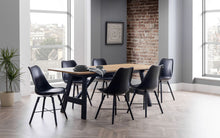Load image into Gallery viewer, Hockley Table &amp; Kari Chair Black Dining Set
