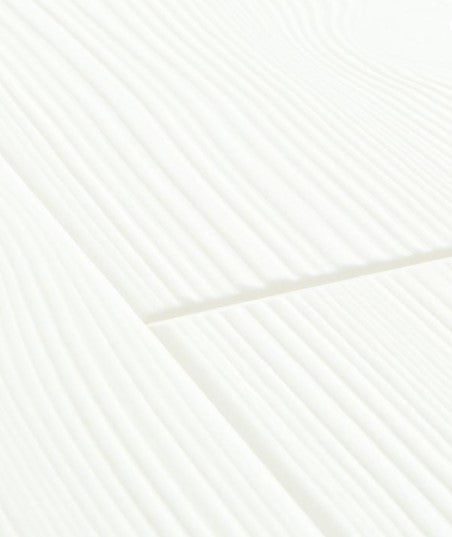 Quick Step - White Plank Laminate Flooring