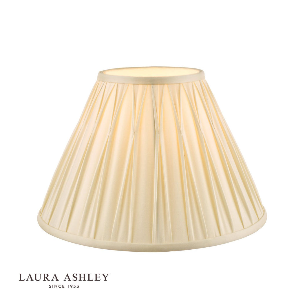 Laura Ashley - Fenn Silk Shade - Smooth Ivory