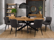 Load image into Gallery viewer, Ellipse Rustic Oak 6 Seater Table
