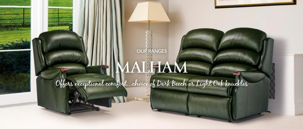Malham - Standard 2 Seat Power Recliner Leather