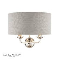 Load image into Gallery viewer, Laura Ashley - Sorrento Lighting Collection - Nickel and Silver
