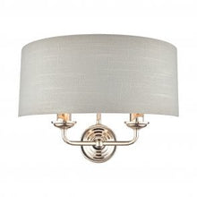 Load image into Gallery viewer, Laura Ashley - Sorrento Lighting Collection - Nickel and Charcoal
