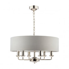 Load image into Gallery viewer, Laura Ashley - Sorrento Lighting Collection - Nickel and Silver
