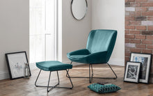 Load image into Gallery viewer, Mila Velvet Chair &amp; Stool
